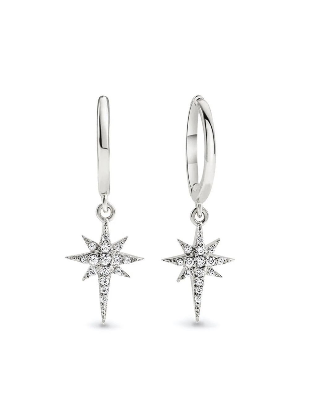 Starburst Huggie Earrings